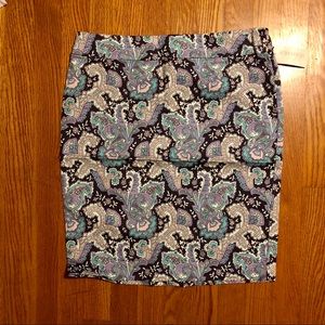 NWT Paisley Pencil Skirt size L